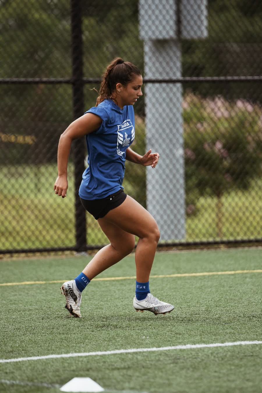 Sophie Castro training as a professional